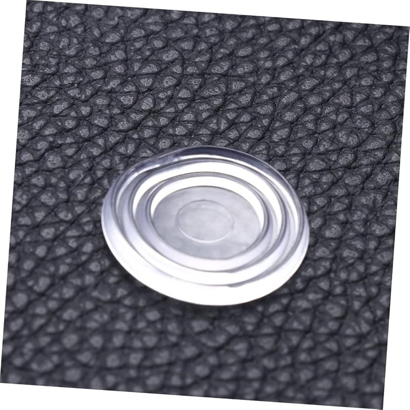 18 Pcs Round Clear Glass Table Pads Non Slip Adhesive Bumpers Protective Pads For Wall Wooden Floor - Image 4